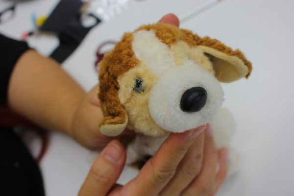 デアのぬいぐるみお直しで綺麗に