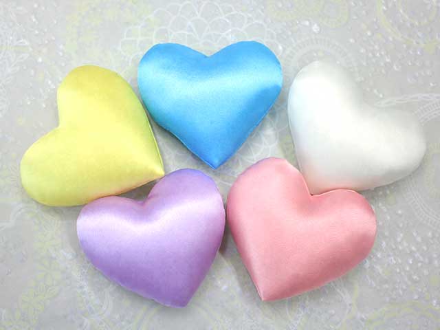 中綿リメイクサービス・ハート型クッション